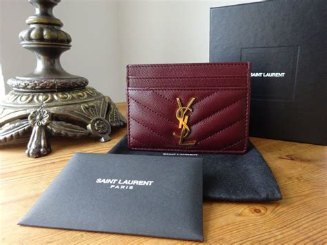 ysl monogram card.